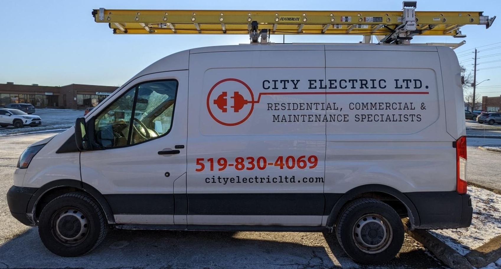 City Electric's white service van